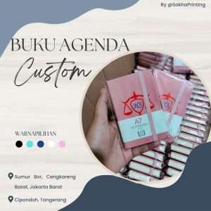 Buku Agenda A7 Custom