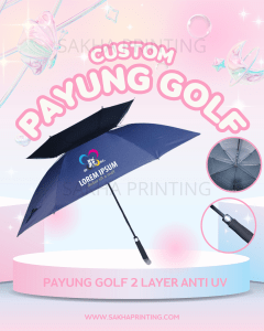 Payung Golf Custom 2 Layer