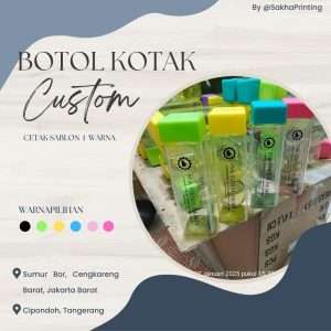 Botol Kotak Custom